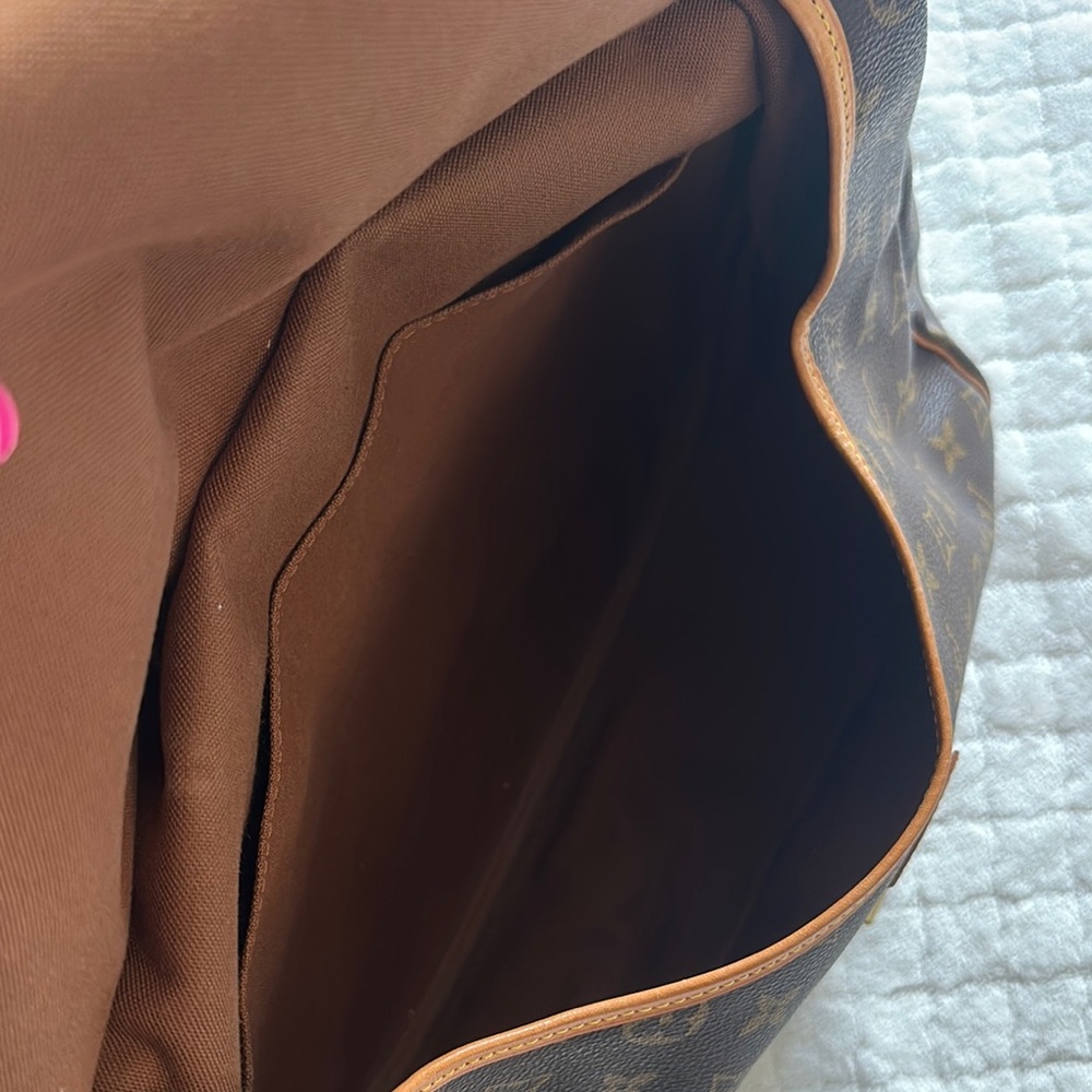 Louis Vuitton Brown Tan Monogram Messenger Bag - Picture 12 of 16
